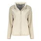 Beige Polyester Jackets & Coat
