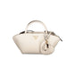Beige Polyethylene Handbag