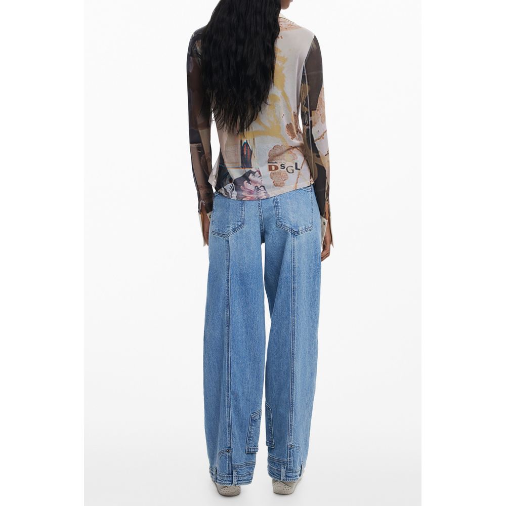 Beige Polyester Shirt