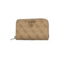 Beige Polyethylene Women Wallet