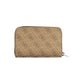 Beige Polyethylene Women Wallet