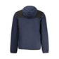 Blue Polyester Men Jacket
