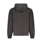 Black Cotton Men Sweater Hoodie