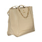 Beige PVC Women Handbag