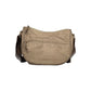 Beige Polyester Women Handbag