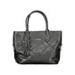 Black PVC Women Handbag