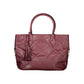 Red PVC Women Handbag