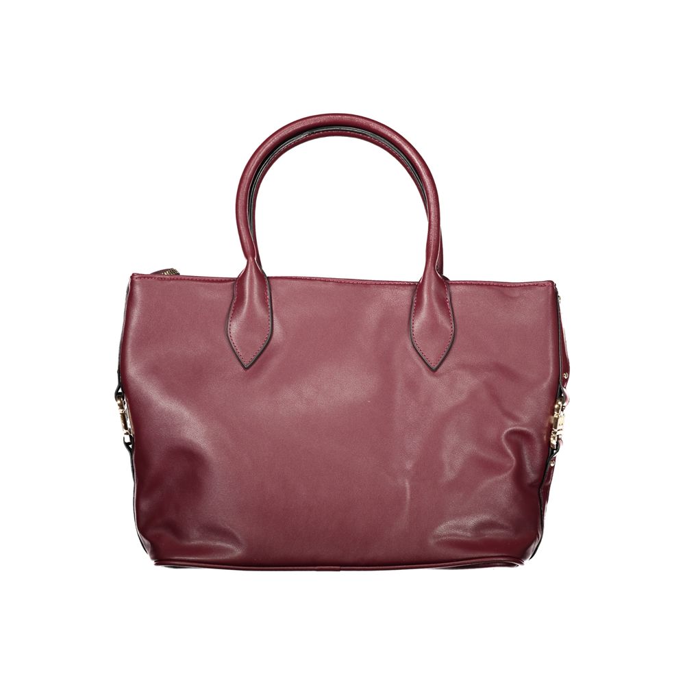 Red PVC Women Handbag