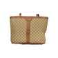 Beige Polyester Women Handbag