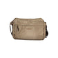 Beige Polyester Women Handbag