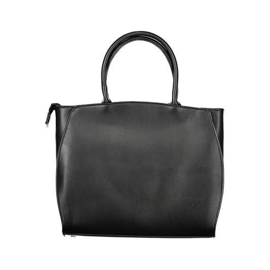 Black PVC Women Handbag