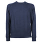 Blue Cashmere Men Sweater