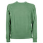 Green Cashmere Men Sweater