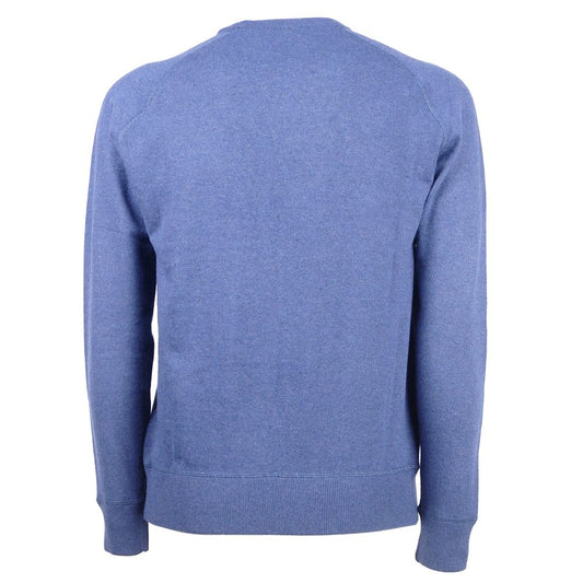Blue Cashmere Men Sweater