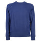 Blue Cashmere Men Sweater