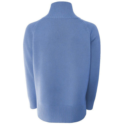 Blue Cashmere Women Sweater