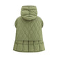 Green Nylon Sleveless Jacket