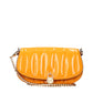 Orange Leather Crossbody Bag