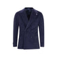 Blue Cotton Blazer