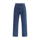Blue Cotton Jeans Denim