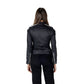 Black Polyamide Biker Jacket