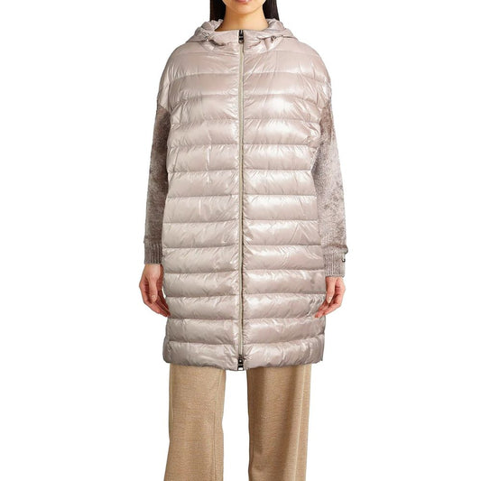 Beige Polyamide Coat