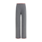 Gray Wool Casual Pants