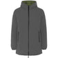 Gray Polyester Jackets & Coat
