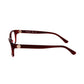 Burgundy Plastic Glasses (Frames)