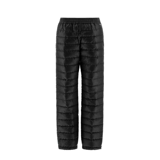 Black Polyamide Athletic Pants