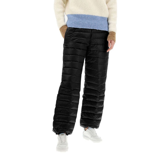 Black Polyamide Athletic Pants