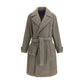 Bicolor Wool Coat