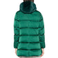 Green Polyester Coat