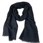 Modal Navy Blue Neck Wrap Men Shawl Scarf