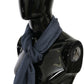 Modal Navy Blue Neck Wrap Men Shawl Scarf
