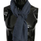 Modal Navy Blue Neck Wrap Men Shawl Scarf