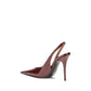 Bordeaux Leather Platform Pumps