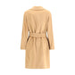 Beige Fleece Wool Coat