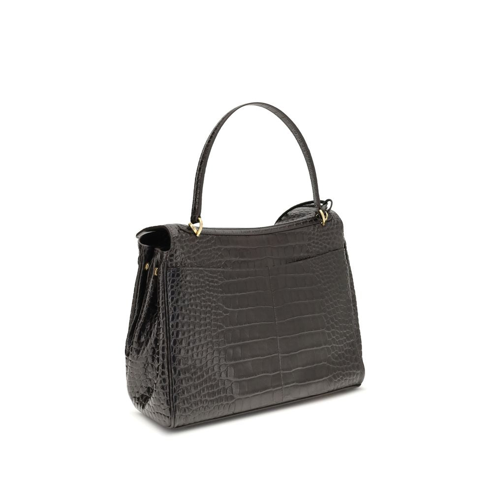 Brown Calf Leather Bos Taurus Handbag