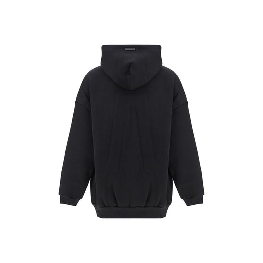 Black Cotton Sweatshirt