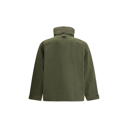 Green Polyester Shell Jacket