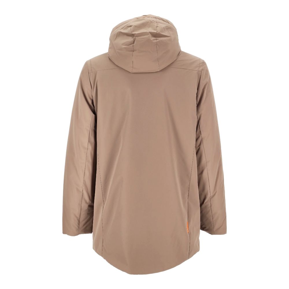 Beige Polyester Jackets & Coat