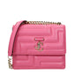 Pink Leather Shoulder Bag