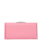 Pink Satin Clutch Bag