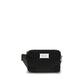 Black Fabric Shoulder Bag
