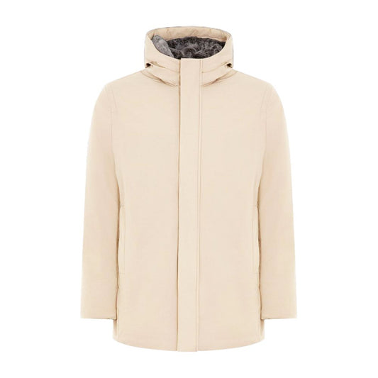 White Polyester Jackets & Coat