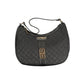 Black Polyester Handbag