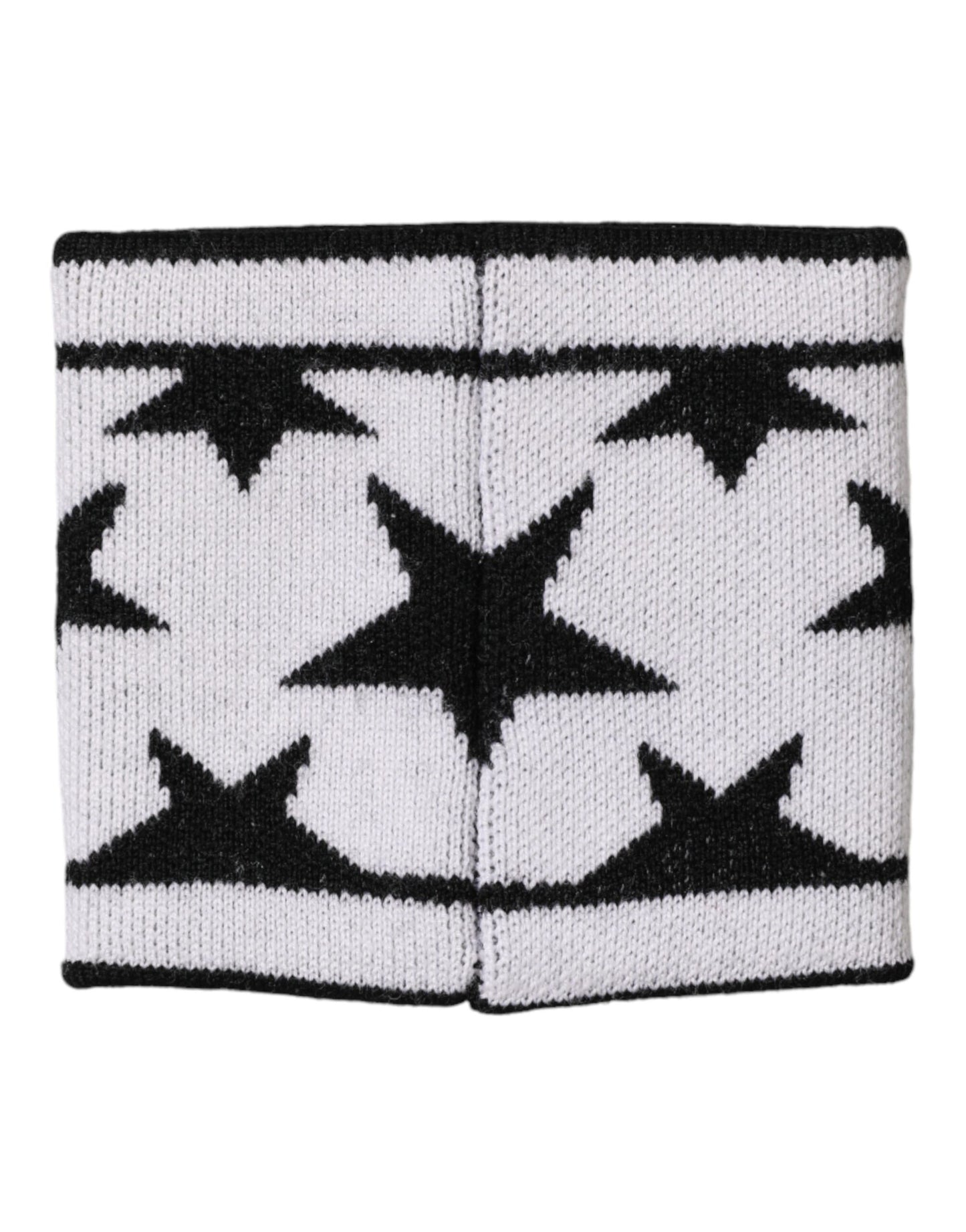 White Black Wool Logo #DGMILLENNIALS Wristband