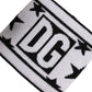 White Black Wool Logo #DGMILLENNIALS Wristband