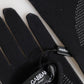 Black DG Logo Cotton Hands Mitten Men Gloves